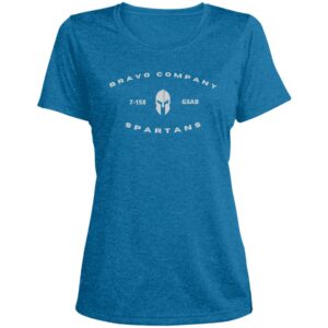 Ladies Heather Scoop Neck Performance Tee
